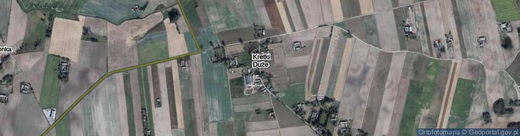 Zdjęcie satelitarne Kretki Duże ul.